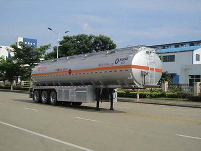 Yunli  LG9408GYY Aluminum alloy oil transport semi-trailer