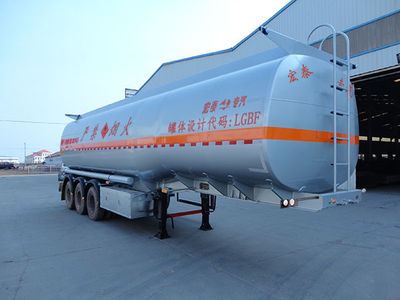 Zhengkang Hongtai brand automobiles HHT9408GYY Oil transport semi-trailer