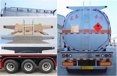 Zhengkang Hongtai brand automobiles HHT9408GYY Oil transport semi-trailer