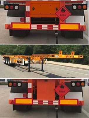 Hengze Xiangjun  LLD9400TWYE Transport semi-trailer of dangerous goods tank frame