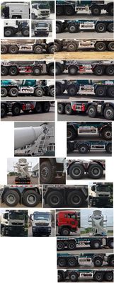 Qingzhuan  QDZ5312GJBZHT5G30E1 Concrete mixing transport vehicle