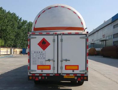 Luxi  LXZ9400GDY Low temperature liquid transport semi-trailer