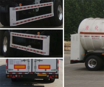 Luxi  LXZ9400GDY Low temperature liquid transport semi-trailer