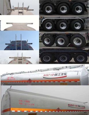 Ruijiang  WL9400GRY Aluminum alloy flammable liquid tank transport semi-trailer