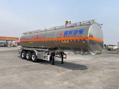 Changhua  HCH9406GRYLY Aluminum alloy flammable liquid tank transport semi-trailer