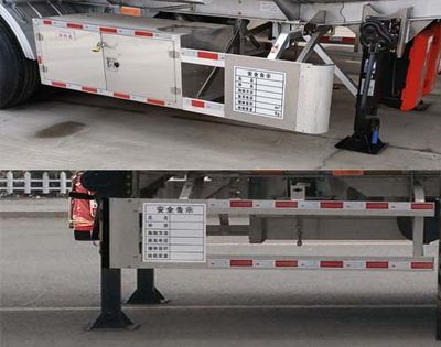 Changhua  HCH9406GRYLY Aluminum alloy flammable liquid tank transport semi-trailer