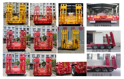 Yangjia  LHL9371TDP Low flatbed semi-trailer