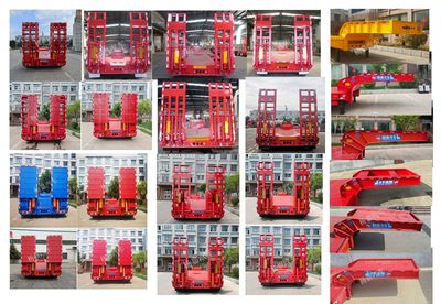 Yangjia  LHL9371TDP Low flatbed semi-trailer