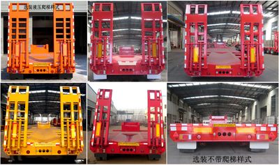 Yangjia  LHL9371TDP Low flatbed semi-trailer