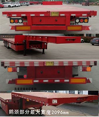 Ruiyida  LLJ9401TDP Low flatbed semi-trailer