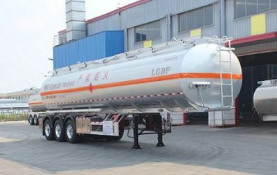 Yongqiang  YQ9407GYYCT2 Aluminum alloy oil transport semi-trailer