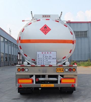 Yongqiang  YQ9407GYYCT2 Aluminum alloy oil transport semi-trailer