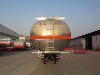 Zhengkang Hongtai brand automobiles HHT9400GYYB Aluminum alloy oil transport semi-trailer