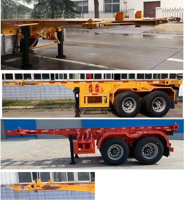 Hualiang Tianhong  LJN9350TWY Transport semi-trailer of dangerous goods tank frame