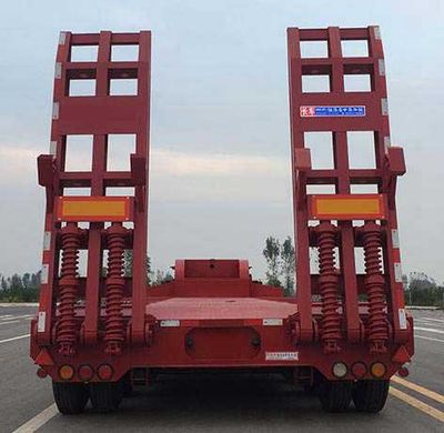 Huajun  ZCZ9392TDPH Low flatbed semi-trailer