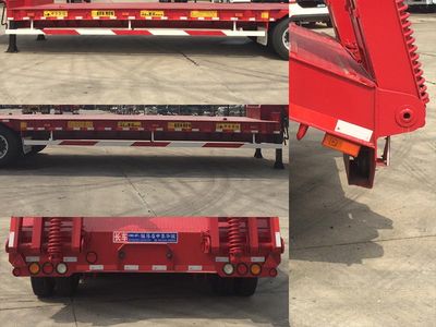 Huajun  ZCZ9392TDPH Low flatbed semi-trailer