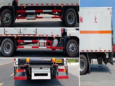 Cheng Li  CL5180XRQE6WX Flammable gas box transport vehicle