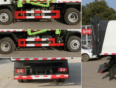 Hongyu  HYS5080ZZZS6 Hydraulic Lifter Garbage truck 