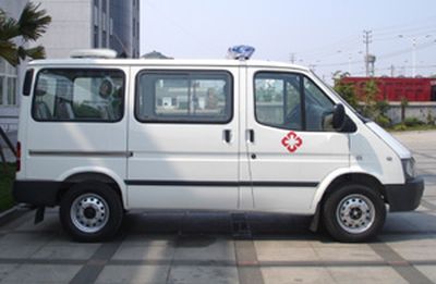 Jiangling Quanshun brand automobiles JX5047XJHMA ambulance