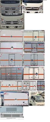 Hongxingda  SJR5043XZW6 Miscellaneous dangerous goods box transport vehicle