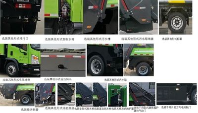 Yutong  YTZ5101ZYSD0BEV Pure electric compression garbage truck