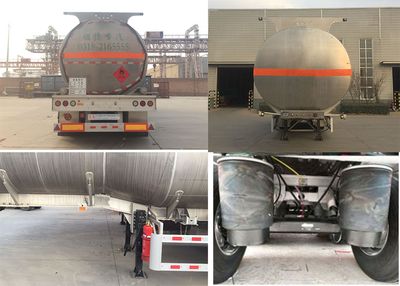 Chuanteng  HBS9401GYYL Aluminum alloy oil transport semi-trailer