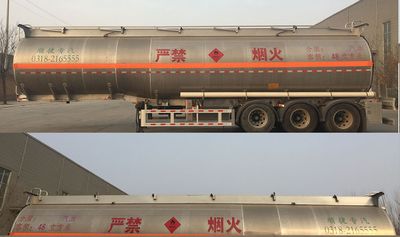 Chuanteng  HBS9401GYYL Aluminum alloy oil transport semi-trailer