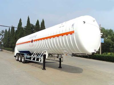 Hongtu  HT9400GDYF Low temperature liquid transport semi-trailer