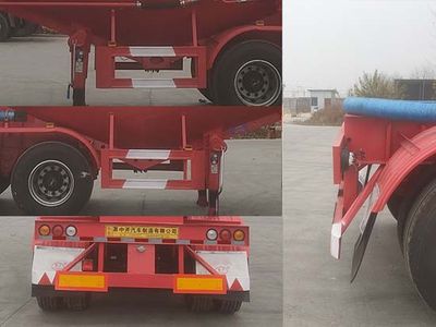 Zhongkai Automobile GJL9400GFL Medium density powder material transportation semi-trailer