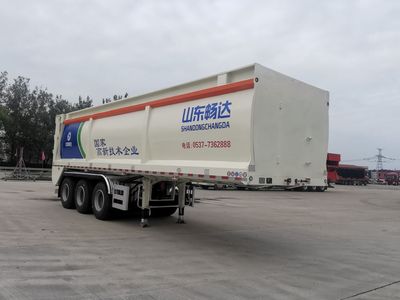 Zhongyun Changda brand automobiles XSQ9409ZLJ Garbage transfer semi-trailer