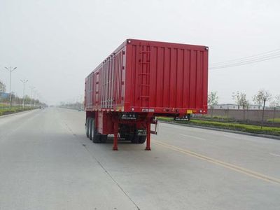 Huajun ZCZ9381XXYBox transport semi-trailer