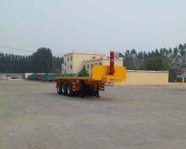 Huayue Xing brand automobiles FNZ9400ZZXP Flat dump semi-trailer