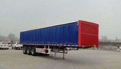 Hualu Yexing brand automobiles HYX9401XXYC Box transport semi-trailer