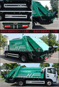 Jinyinhu  WFA5070ZYSEE6 Compressed garbage truck