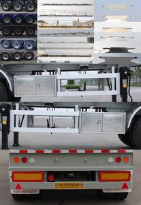 Kaile  AKL9403GYYA Aluminum alloy oil transport semi-trailer