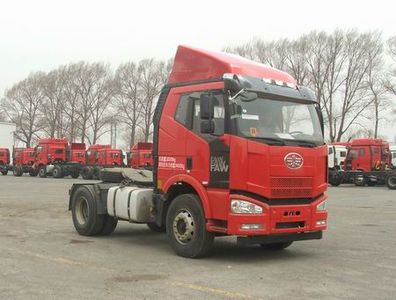 Jiefang Automobile CA4180P63K2AE5 Flat head diesel semi-trailer tractor