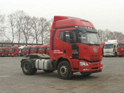 Jiefang Automobile CA4180P63K2AE5 Flat head diesel semi-trailer tractor