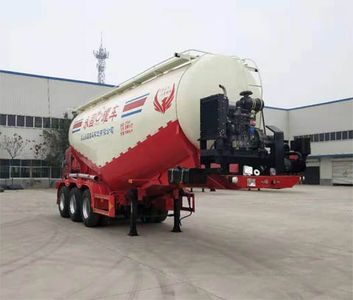 Guangke brand automobiles YGK9401GFLA Medium density powder material transportation semi-trailer