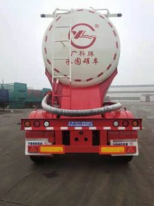 Guangke brand automobiles YGK9401GFLA Medium density powder material transportation semi-trailer