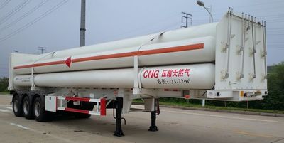 Lanneng  ZLN9403GGY Hydraulic sub station high-pressure gas long pipe semi-trailer