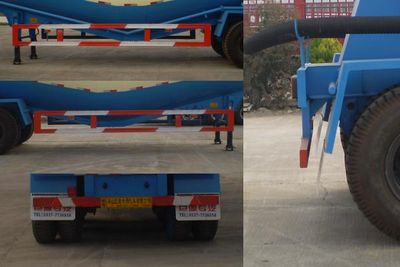 Aotong  LAT9402GFL Low density powder material transportation semi-trailer