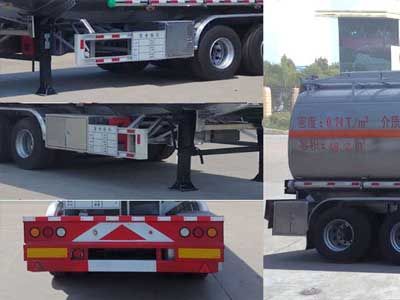 Cheng Liwei  CLW9402GYYL Aluminum alloy oil transport semi-trailer