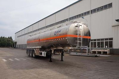 Yunli  LG9405GYYA Aluminum alloy oil transport semi-trailer