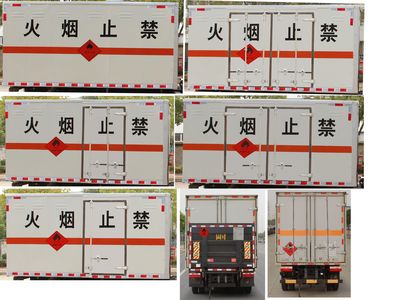 Dongfeng  EQ5075XRQ5CDFACWXP Flammable gas box transport vehicle