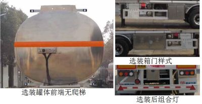 Xingshi  SLS9402GYYA Aluminum alloy oil transport semi-trailer