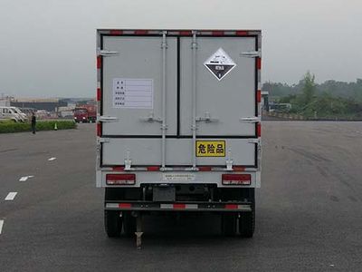 Tongjiang  TJX5040XFW Corrosive goods box transport vehicle