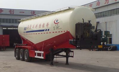 Liangyun brand automobile SLY9380GFL Medium density powder material transportation semi-trailer