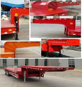 Yunyu  YJY9400TDP Low flatbed semi-trailer