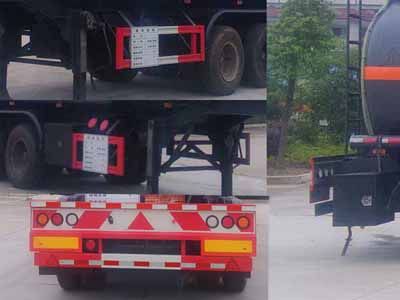 Chufei  CLQ9404GFWD Tank transport semi-trailer for corrosive substances