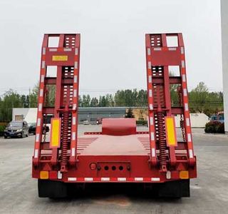 Huanlu  LYT9400TDPA Low flatbed semi-trailer